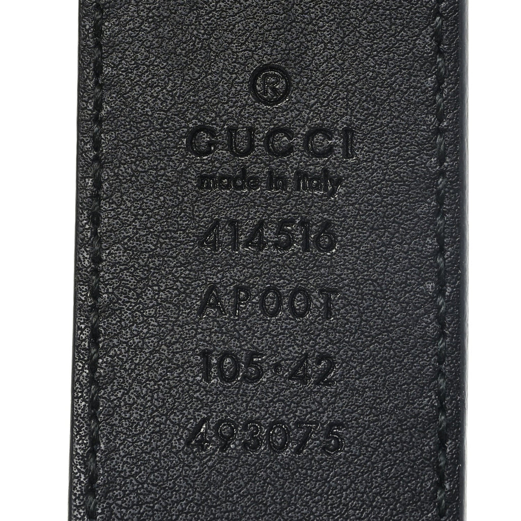 Calfskin Double G 30mm Belt 105 42 Black