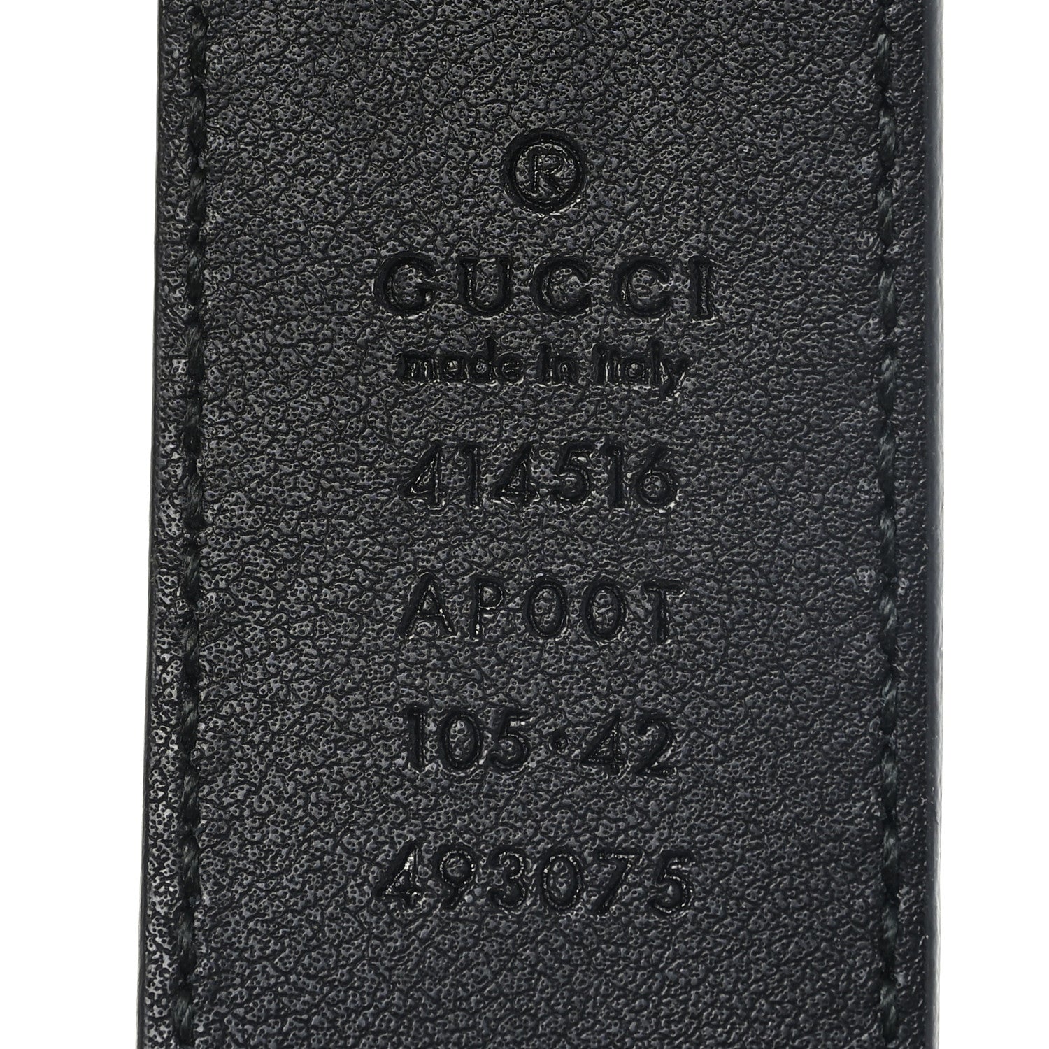 Calfskin Double G 30mm Belt 105 42 Black