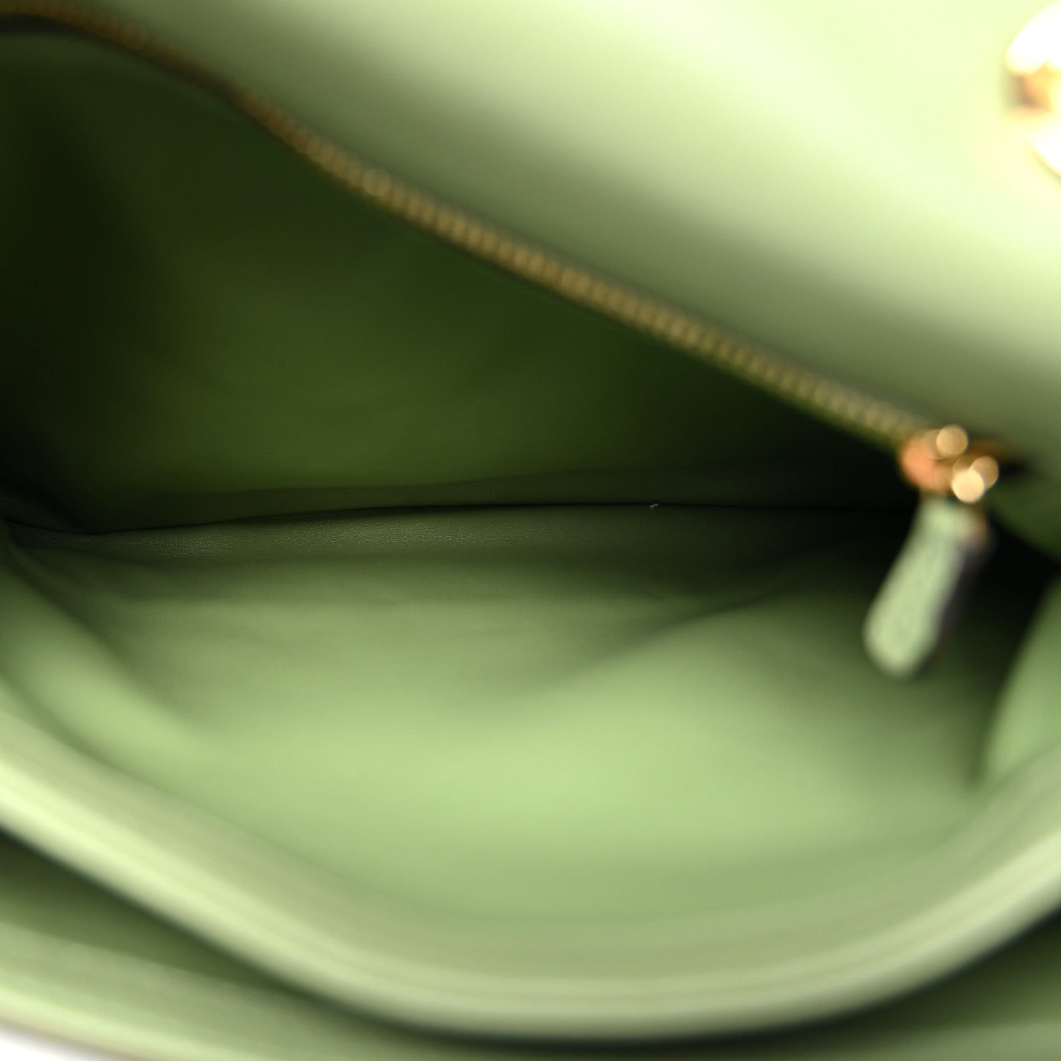 Roxy Calfskin Web Medium Blondie Top Handle Shoulder Flap Bag Salamander Green