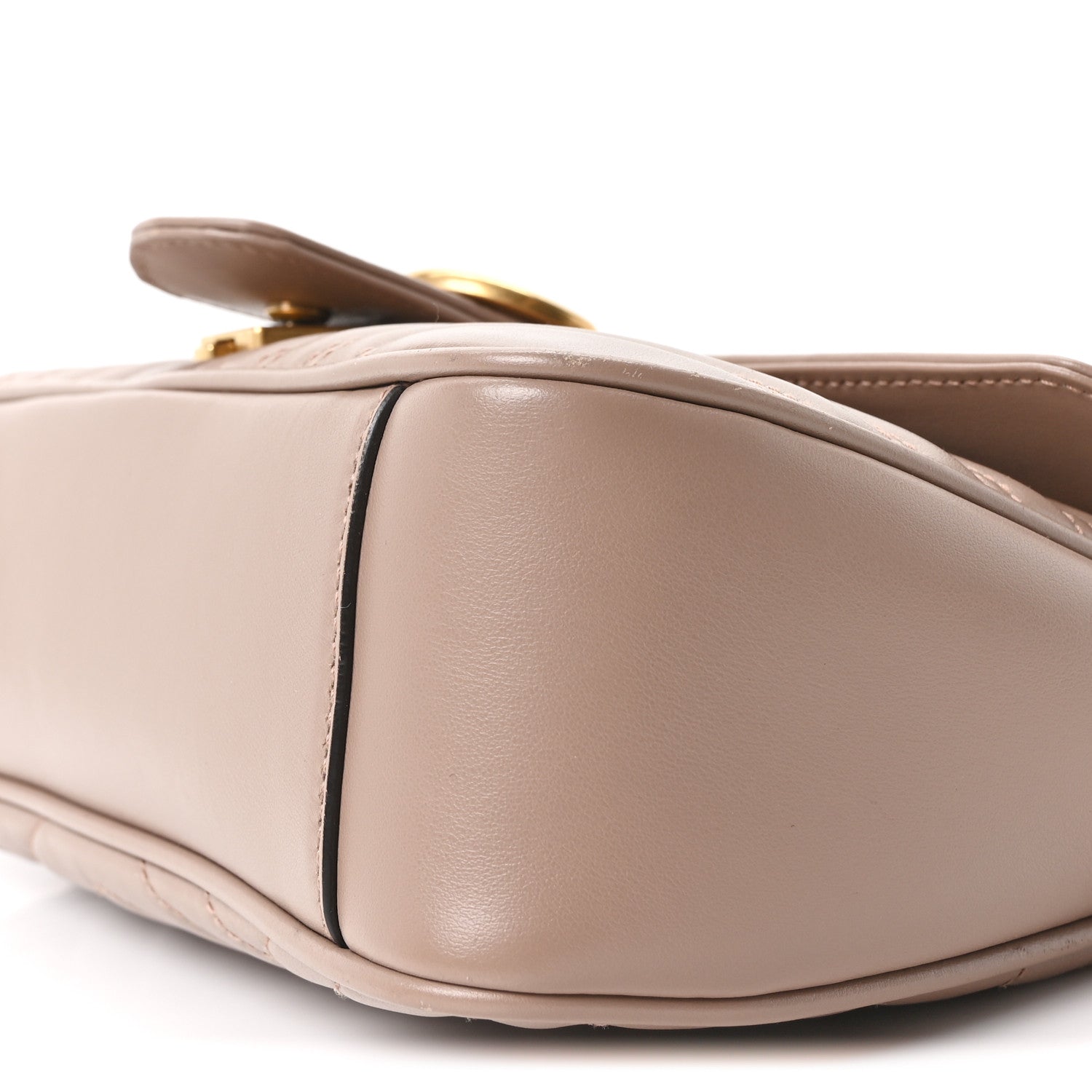 Calfskin Matelasse Small GG Marmont Shoulder Bag Porcelain Rose