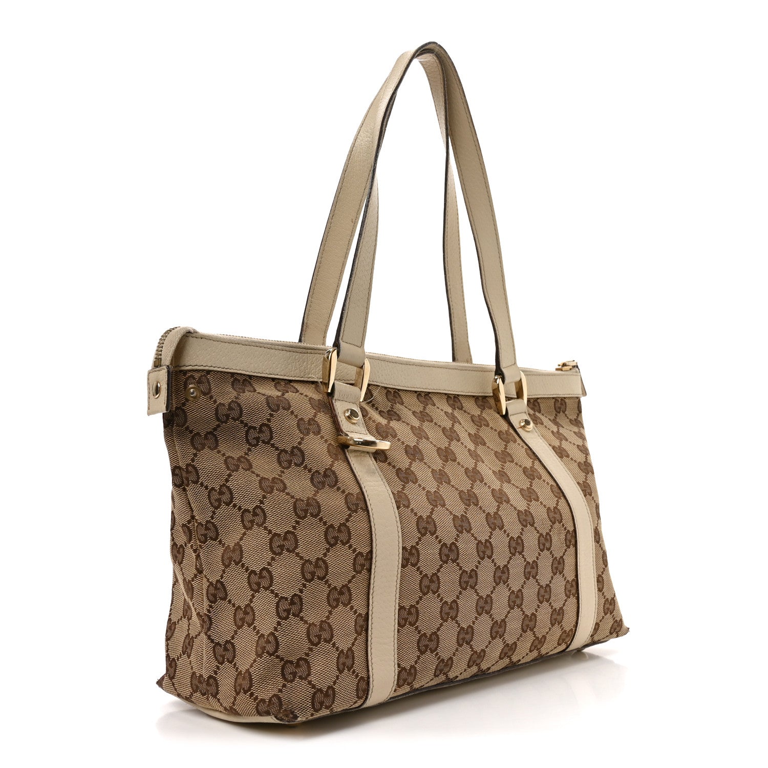 Monogram Medium Abbey Tote Off White