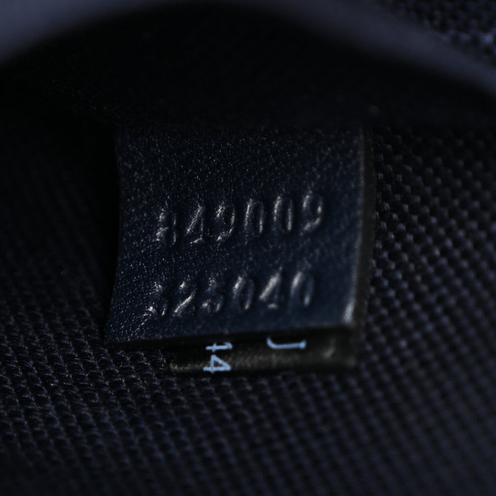 Denim GG Monogram Camouflage Small Crossbody Bag Blue