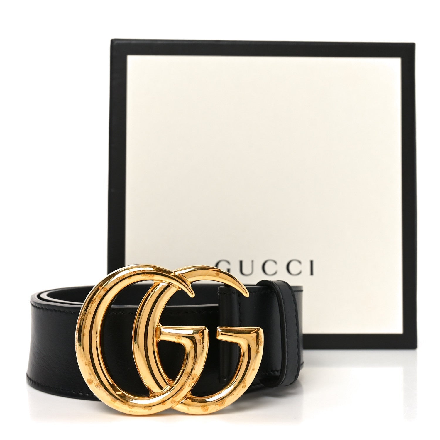 Calfskin Double G 40mm Belt 75 30 Black