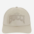 Gucci 817455 Logo-Embroidered Cotton Baseball Cap — White