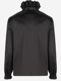 Gucci Ruffled Silk Shirt — Black