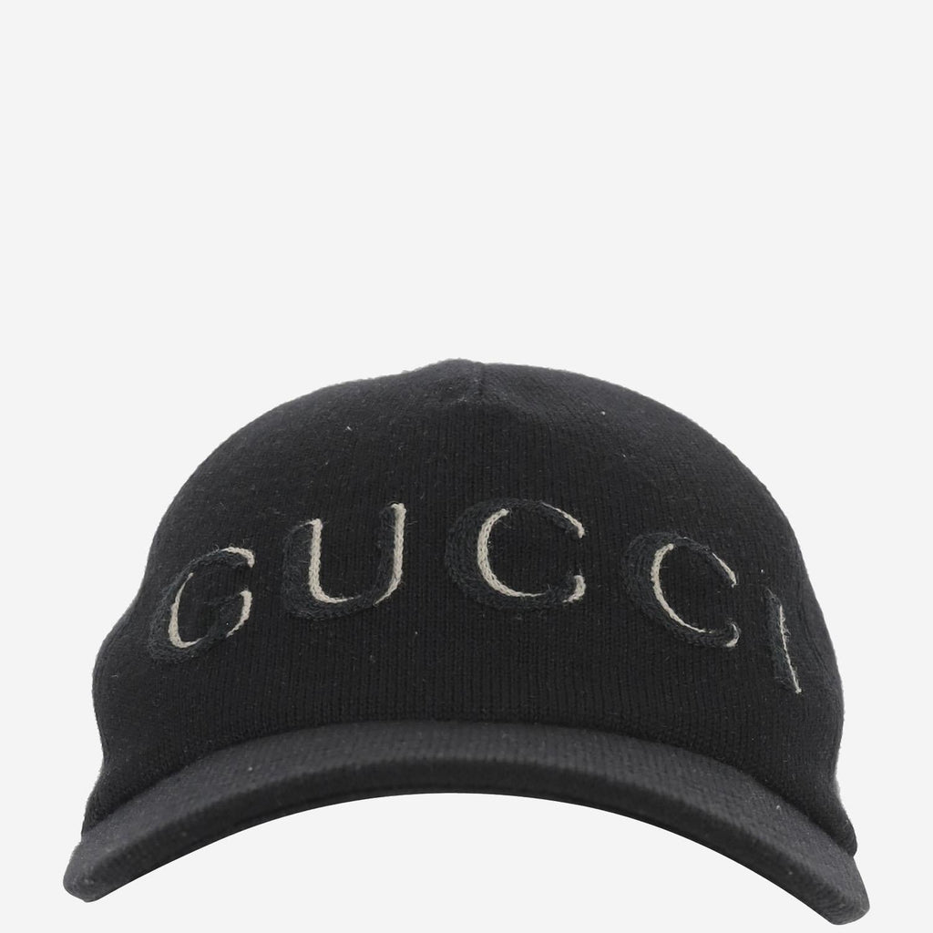 Gucci 817507 Wool Baseball Cap — Black