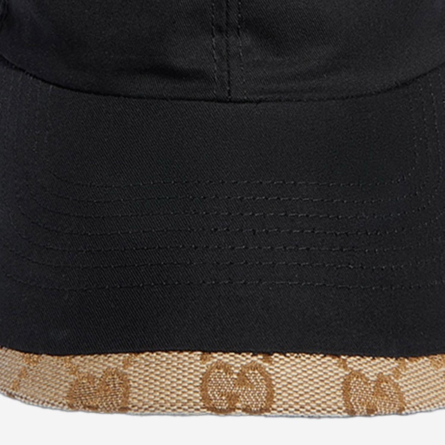 Gucci 875670 Cotton-Blend Baseball Cap — Black