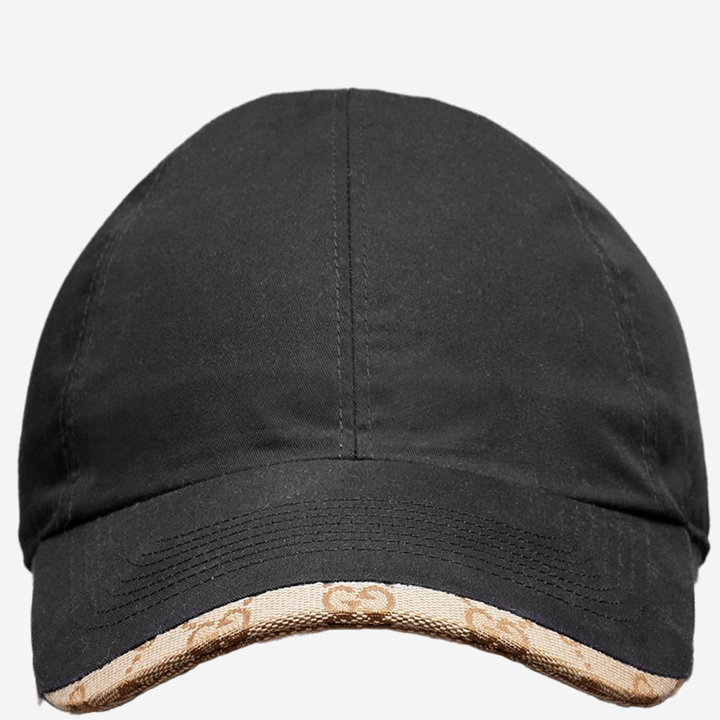 Gucci 875670 Cotton-Blend Baseball Cap — Black