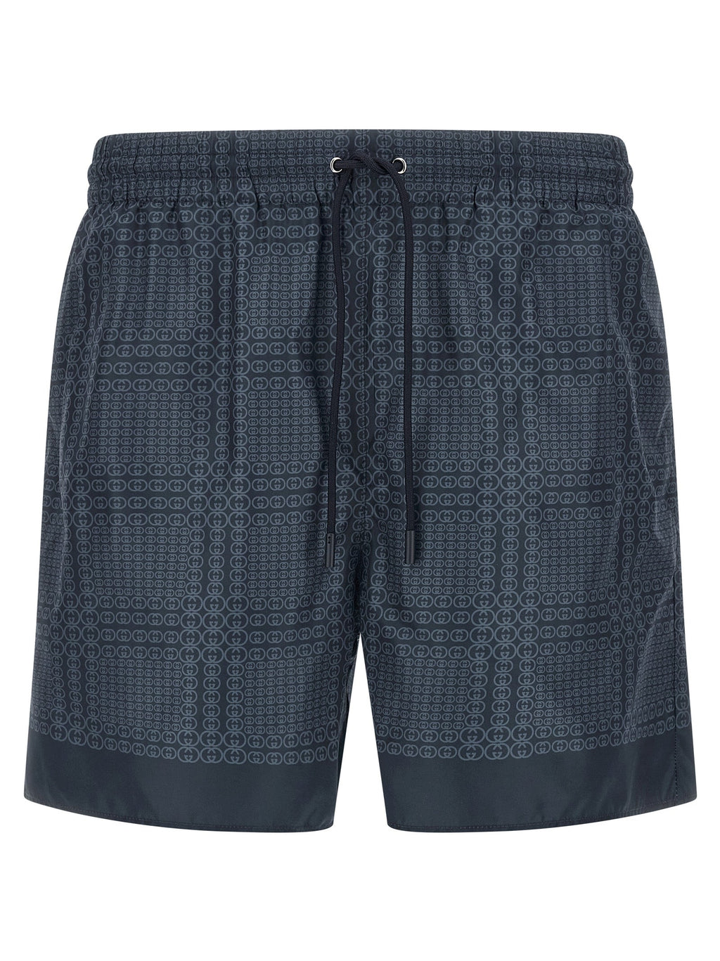 Gucci Gucci Incrocio GG Print Swim Shorts — Blue