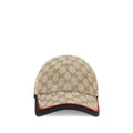 Gucci GUA001I24HBLB9660BB GG Monogram Baseball Cap — Beige