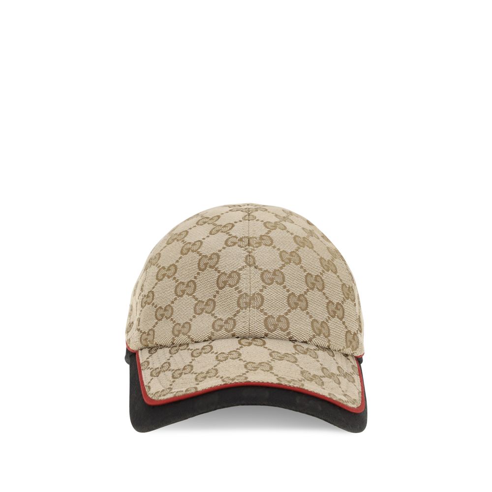 Gucci GUA001I24HBLB9660BB GG Monogram Baseball Cap — Beige