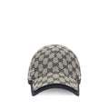 Gucci GUA001I24HBK44068BB GG Monogram Canvas Baseball Cap — Gray