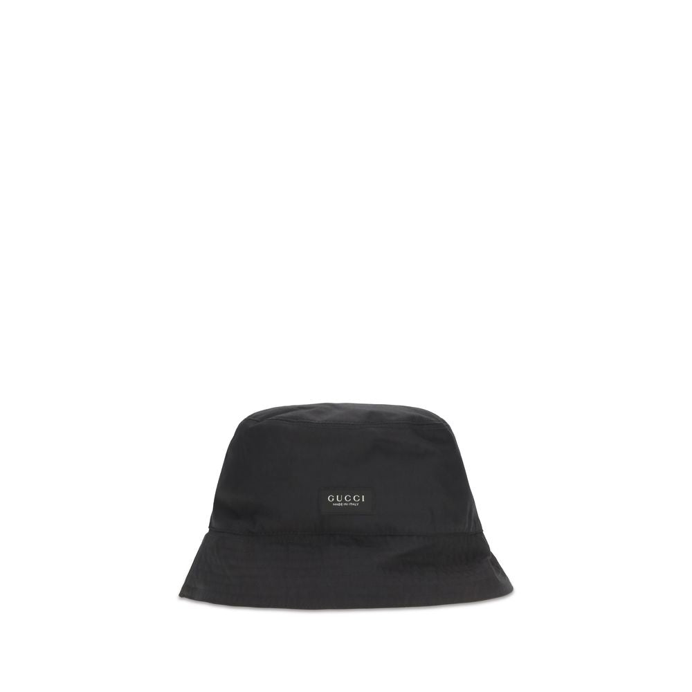 Gucci GUA006PE4HBK01000BB Cotton Bucket Hat — Black