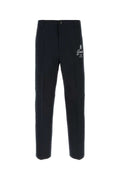Gucci Twill Cotton Trousers — Black