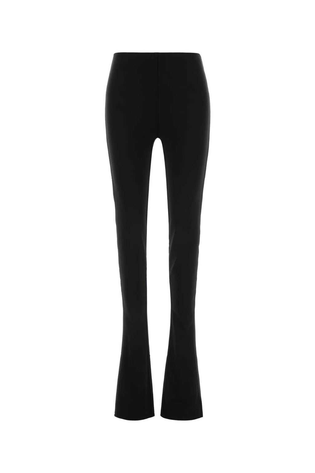 Gucci Crepe Flared Trouser — Black
