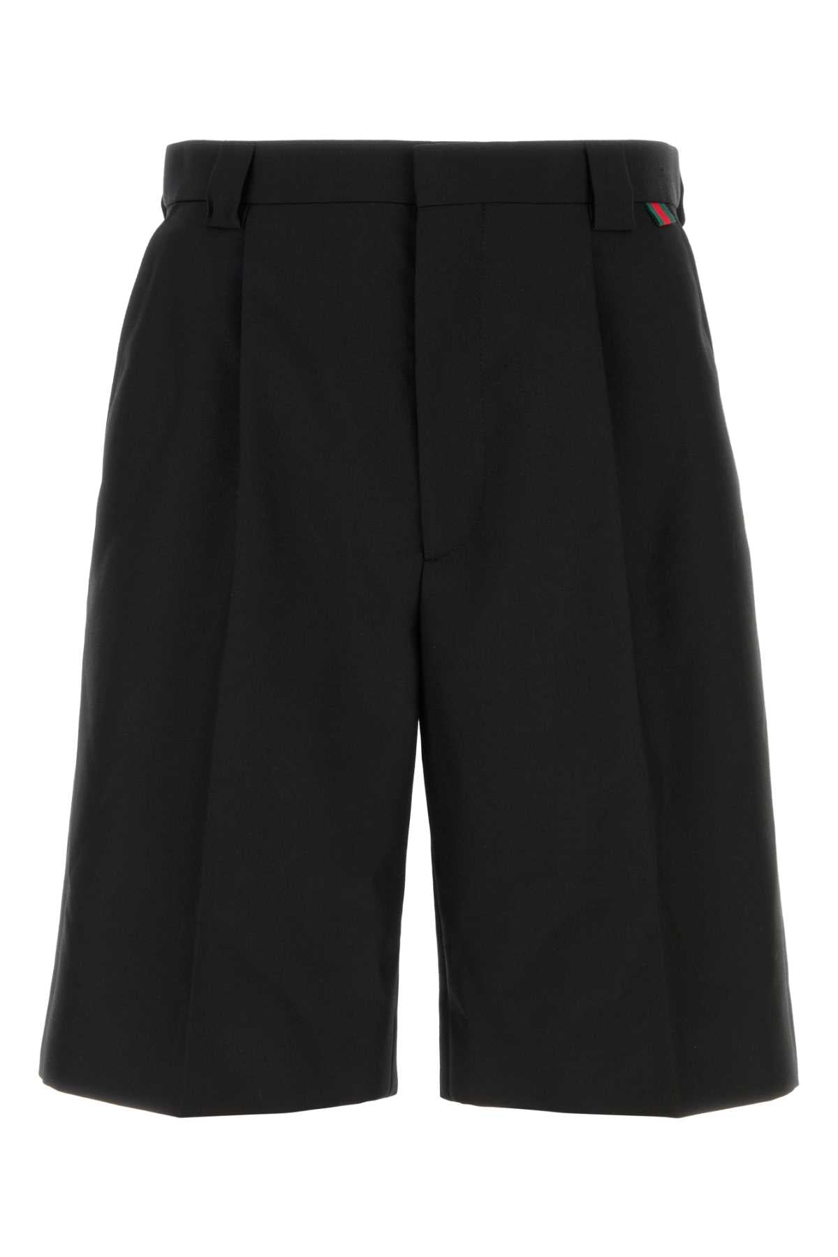 Gucci Pant Bermuda Shorts — Black