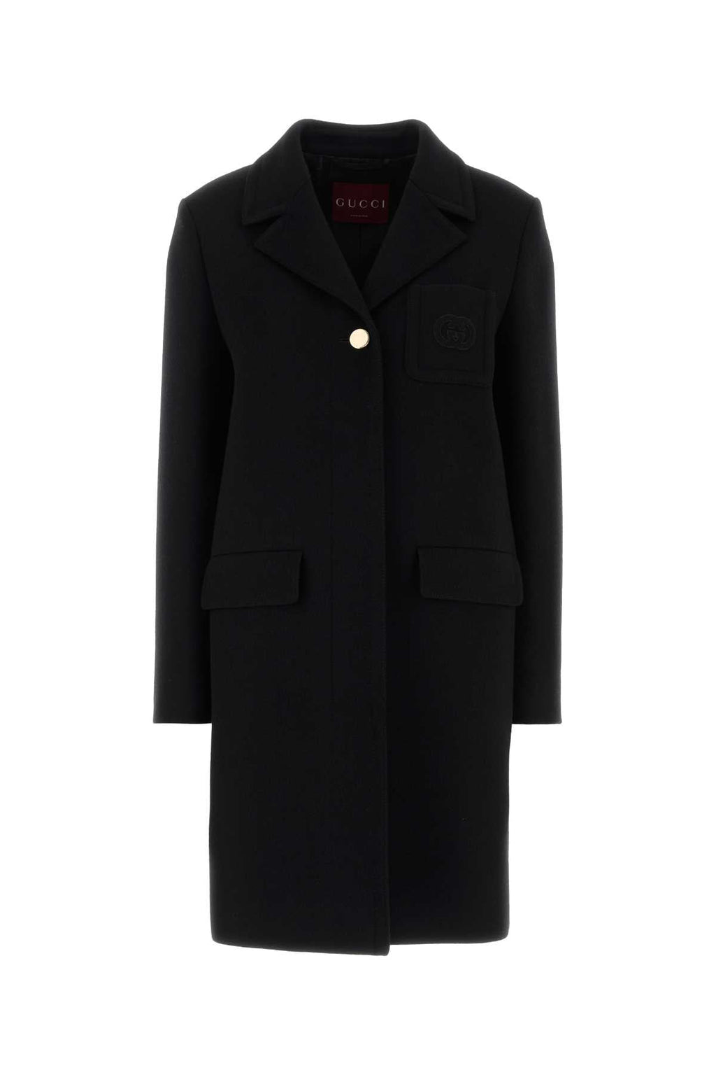 Gucci Wool Coat — Black