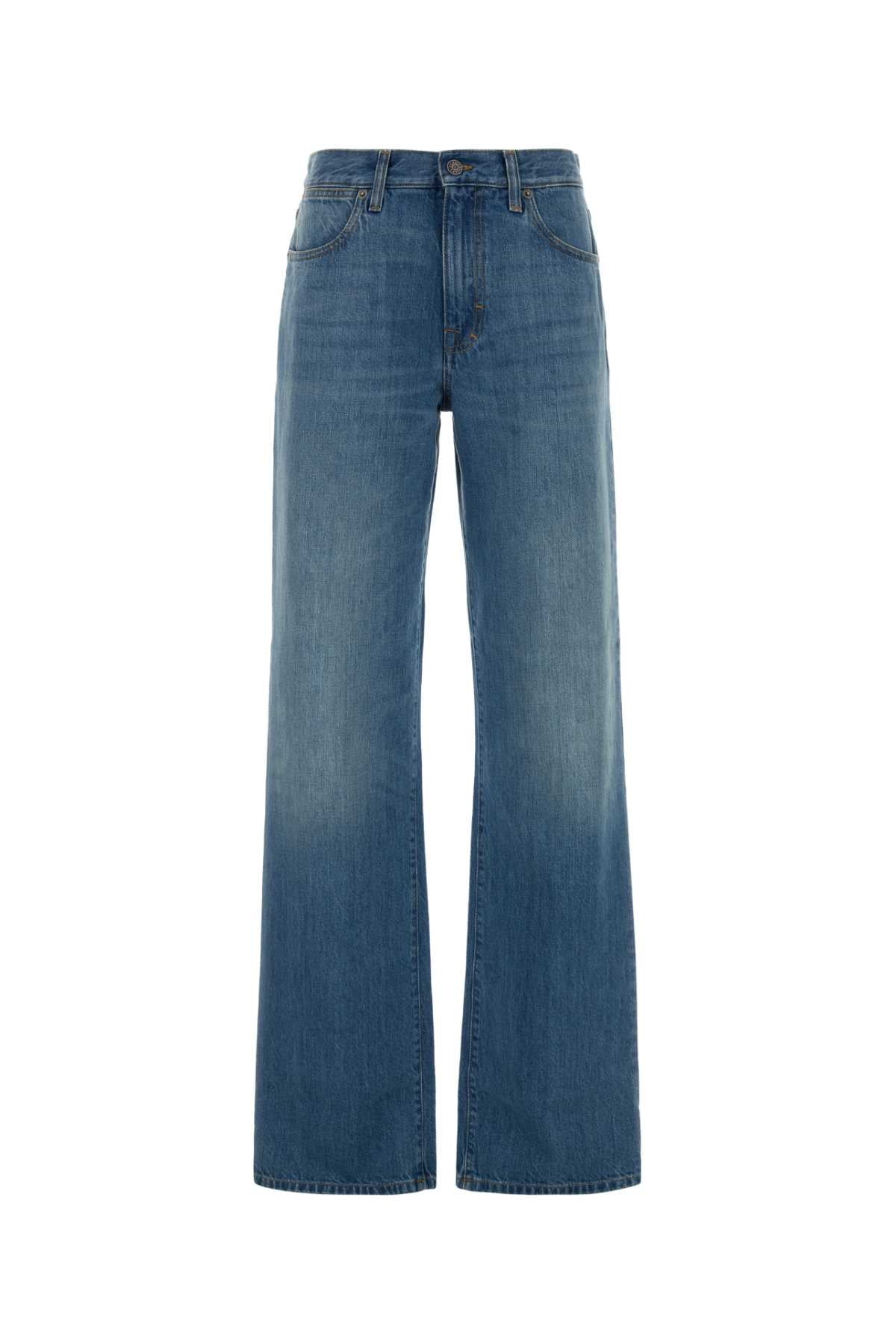 Gucci Low Straight Jeans — Blue