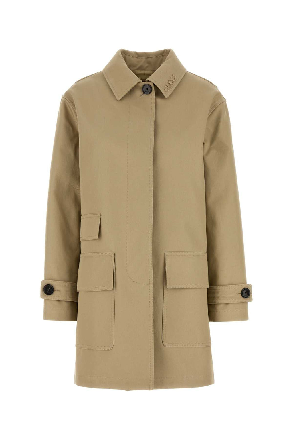 Gucci Caban Coat — Beige