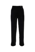 Gucci Viscose Blend Trousers — Black