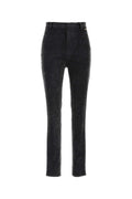 Gucci Stretch Velvet Trousers — Black