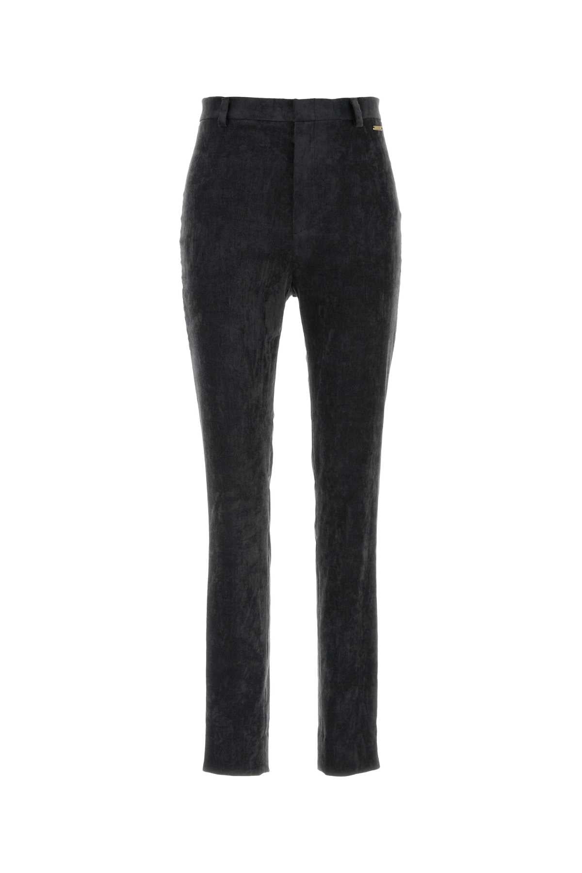 Gucci Stretch Velvet Trousers — Black