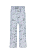 Gucci Printed Polyester Trousers — Purple