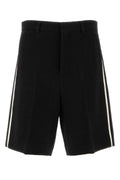Gucci Boucle Bermuda Shorts — Black