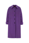 Gucci Wool Blend Coat — Purple