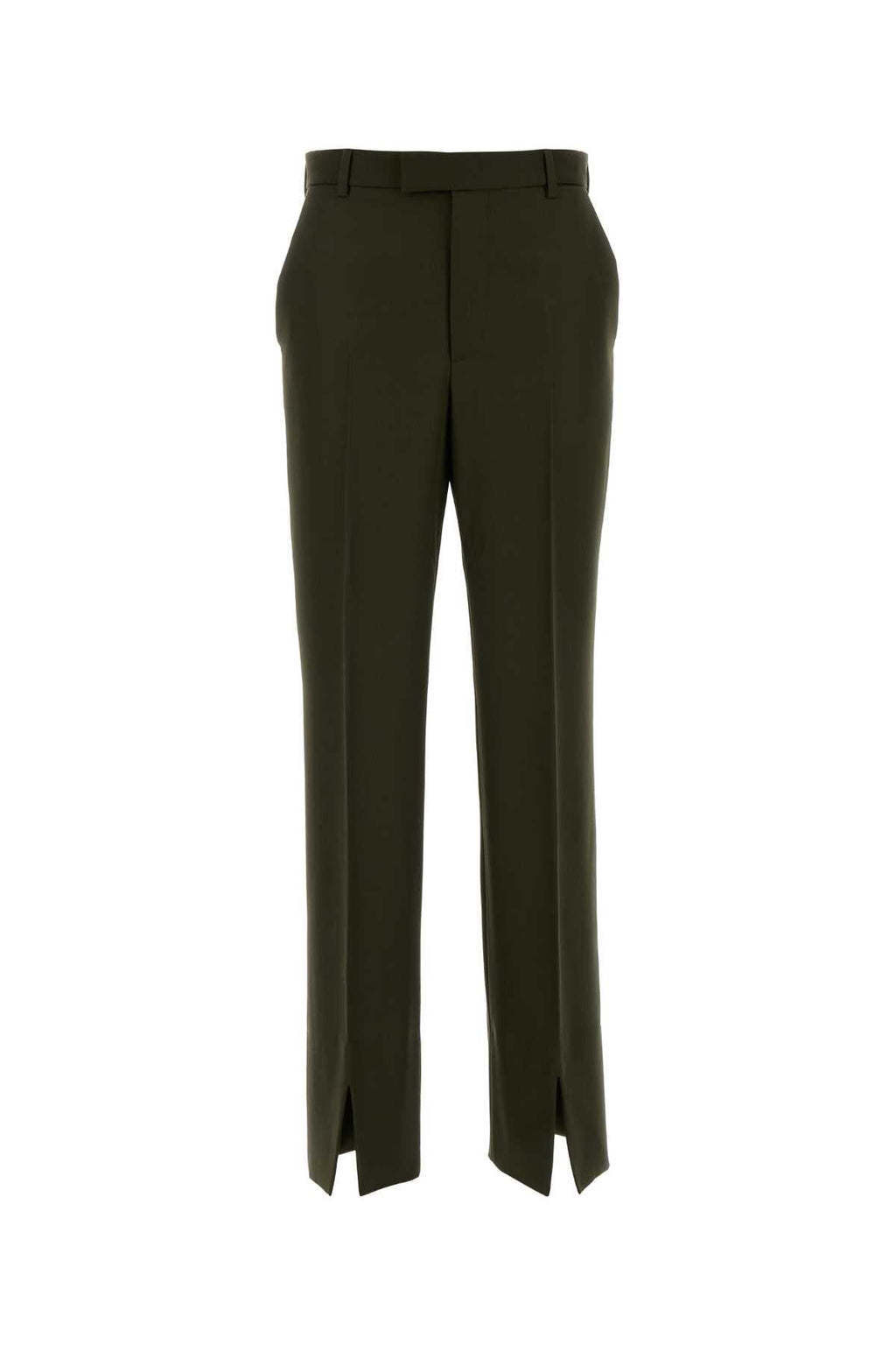 Gucci Wool Blend Trousers — Green