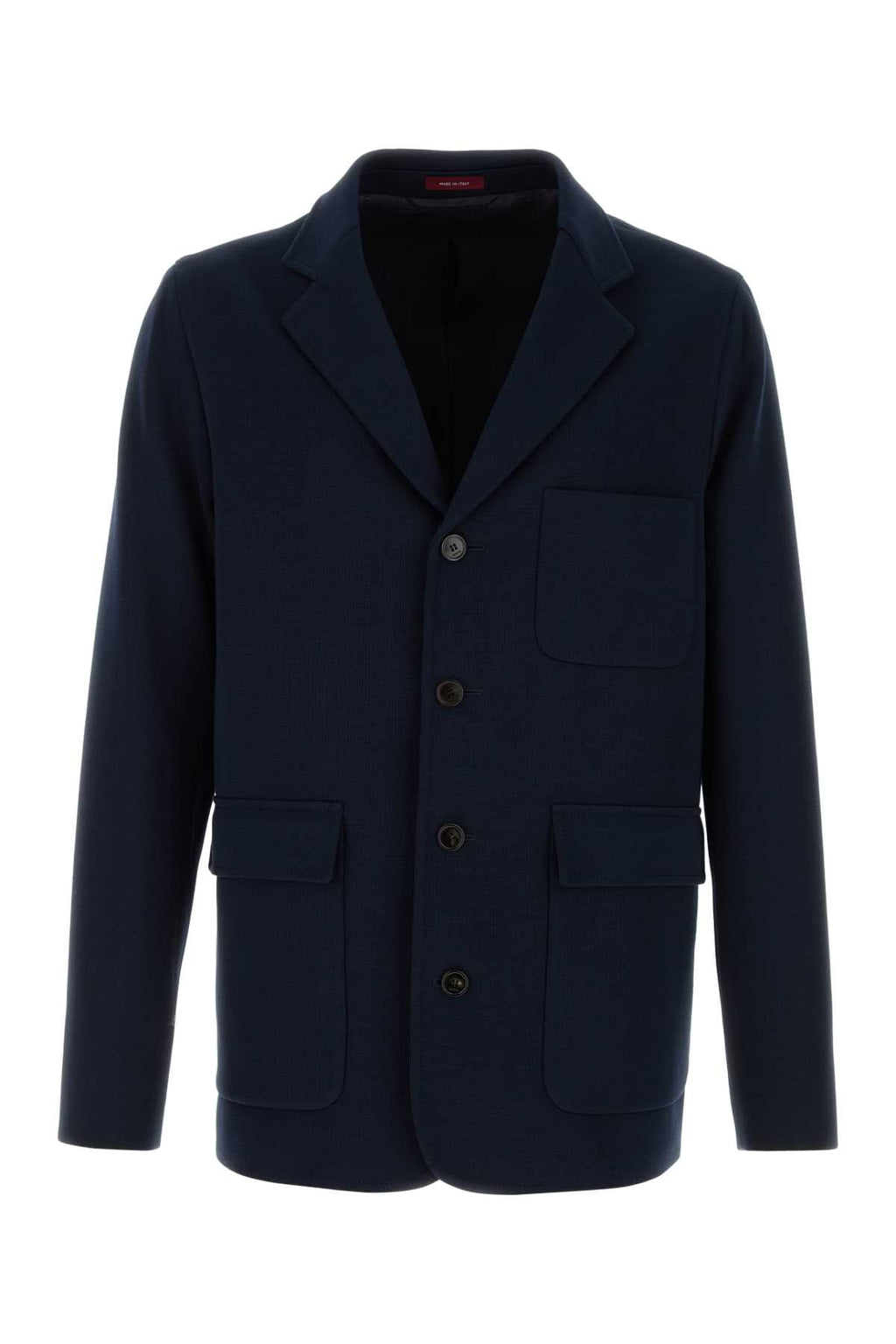 Gucci Jersey Cotton Blazer — Navy