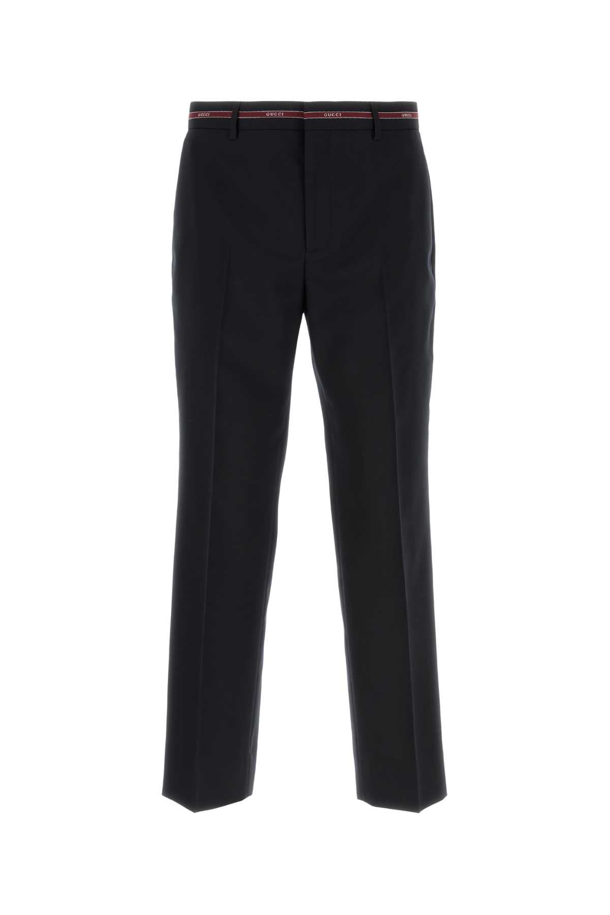 Gucci Wool Selvedge Trousers — Blue