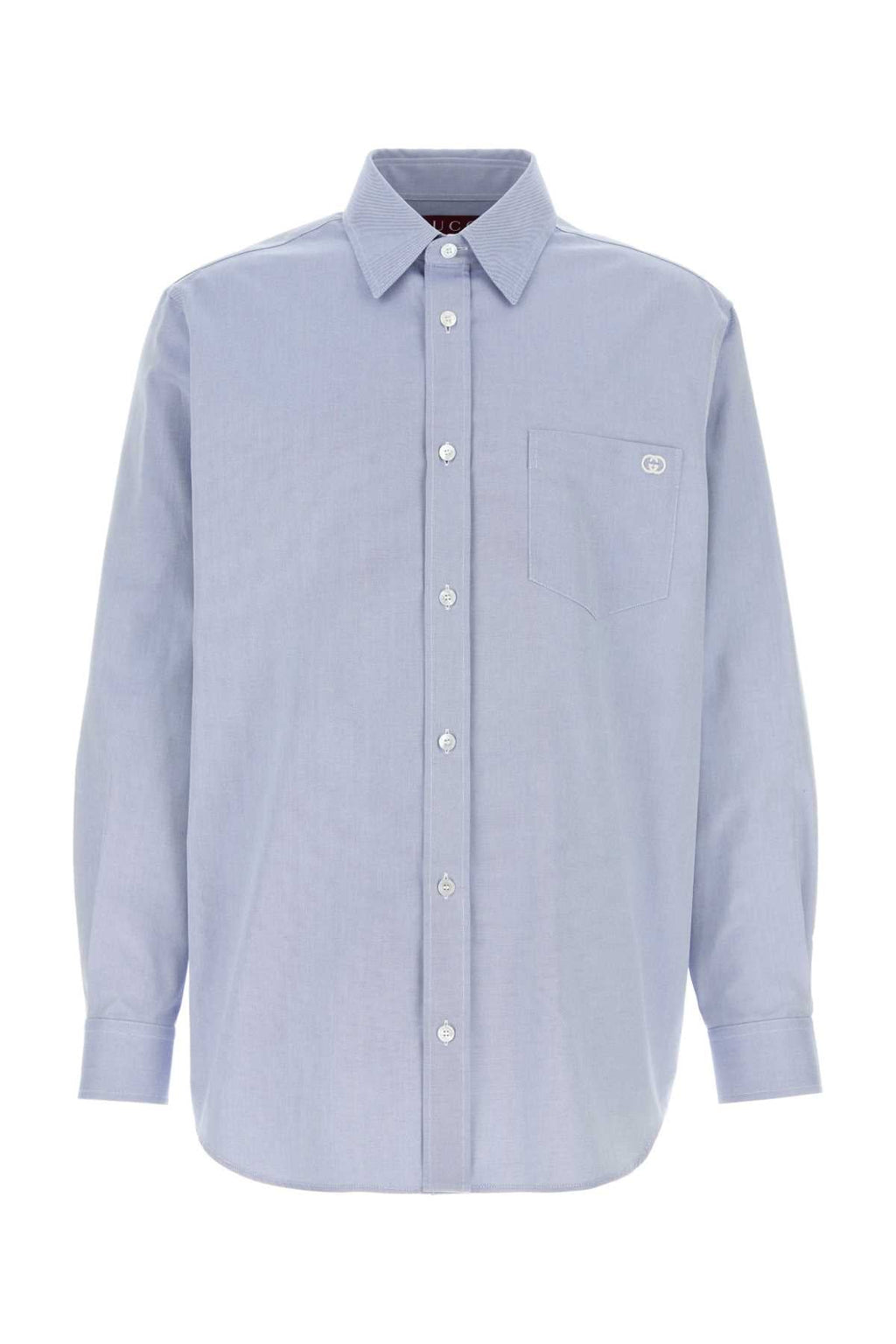 Gucci Oxford Cotton Shirt — Blue