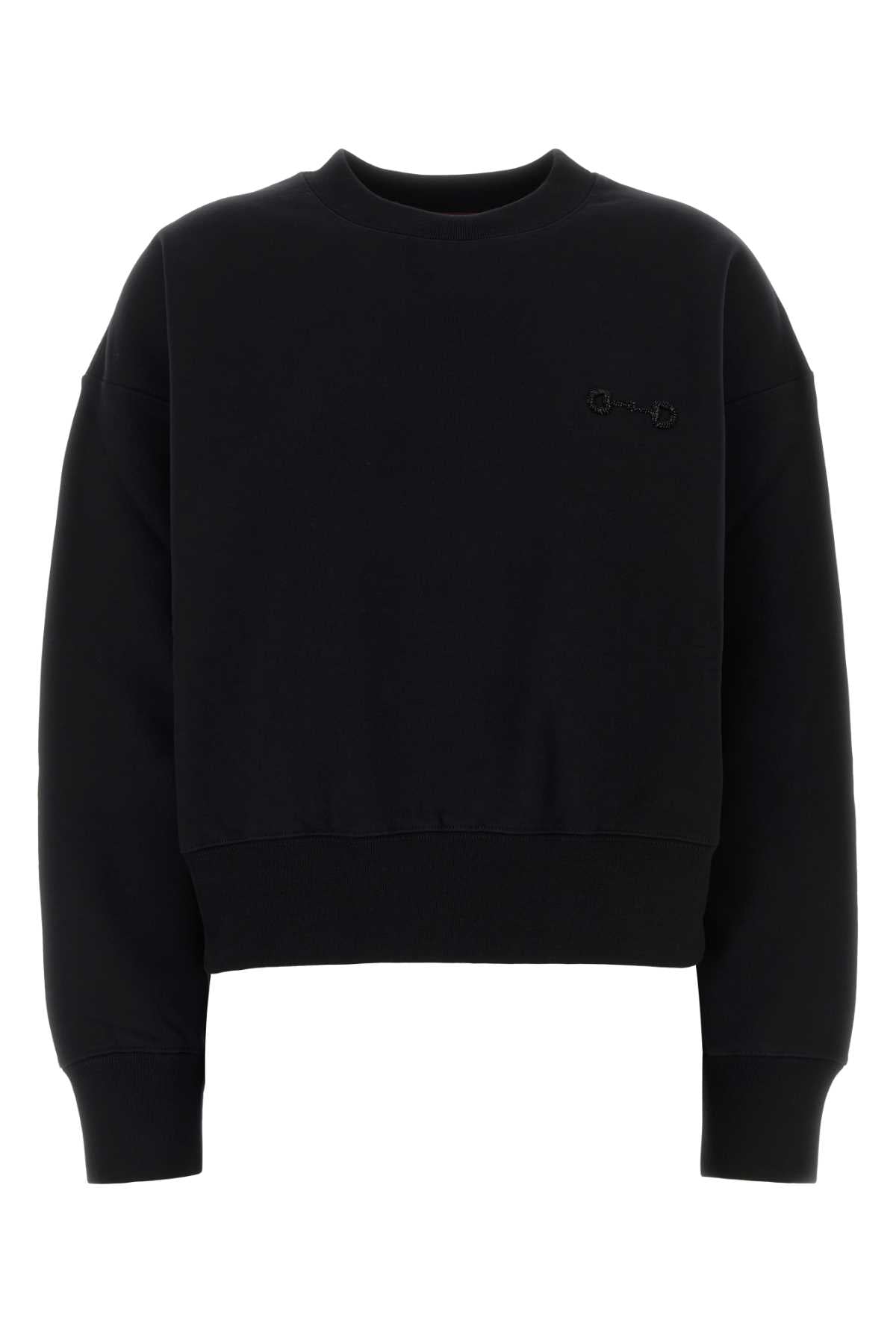 Gucci Cotton Jersey Sweatshirt — Black