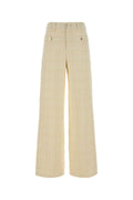 Gucci Tweed Trousers — Beige