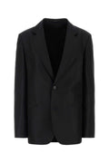 Gucci Silk Faille Blazer — Black