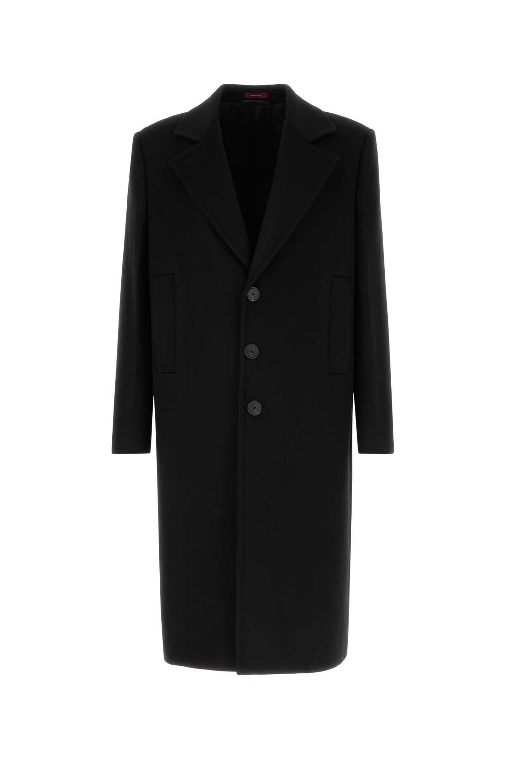 Gucci Wool Blend Coat — Black