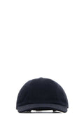 Gucci HAT Logo-Embroidered Cotton Baseball Cap — Navy