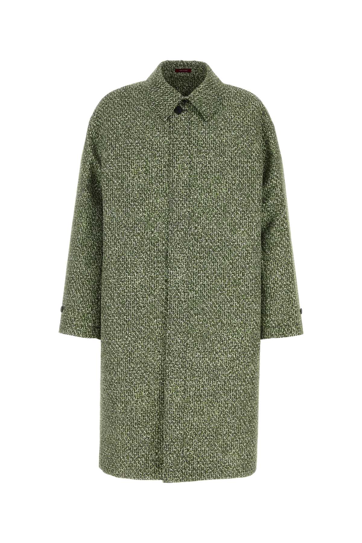 Gucci Printed Poplin Coat — Green