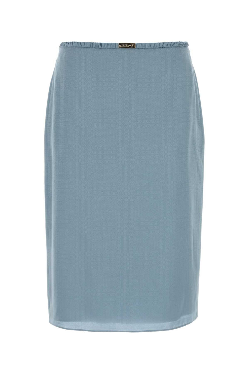Gucci Silk Skirt — Blue