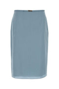 Gucci Silk Skirt — Blue