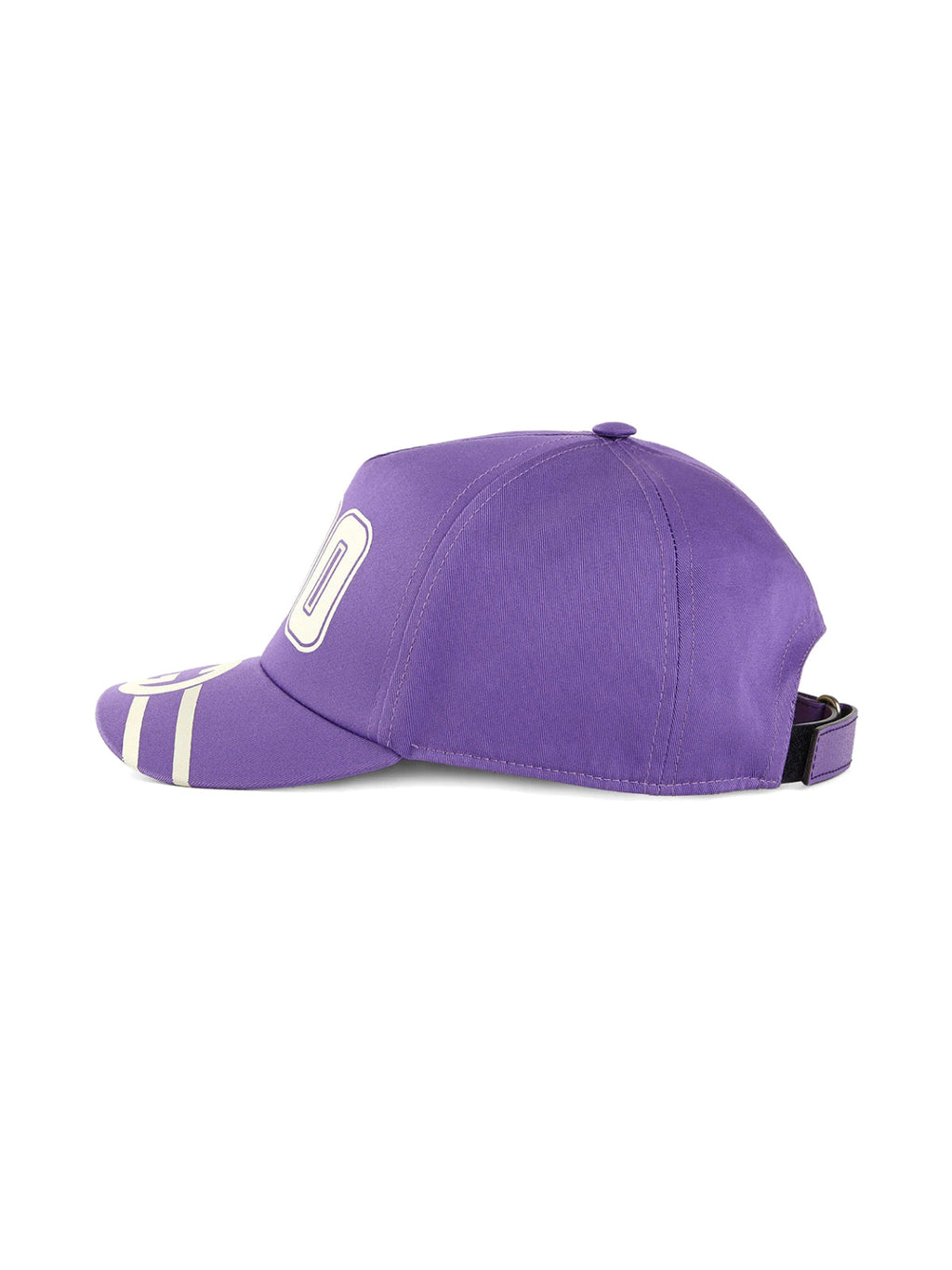 Gucci 6730814HAKR5270 GG Logo Baseball Cap — Purple