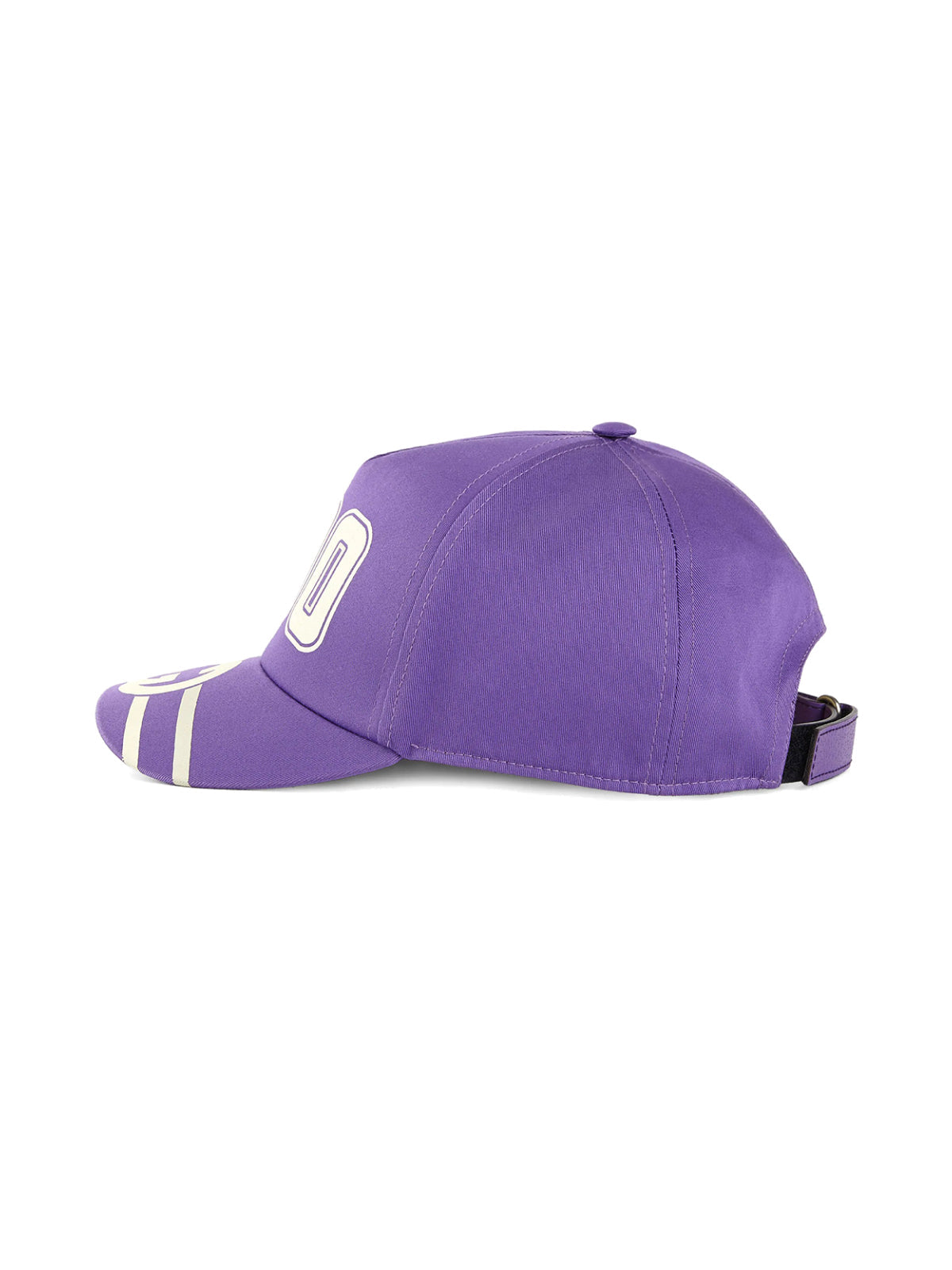 Gucci 6730814HAKR5270 GG Logo Baseball Cap — Purple