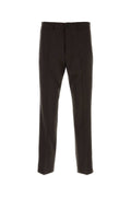Gucci Wool Gabardine Trousers — Brown