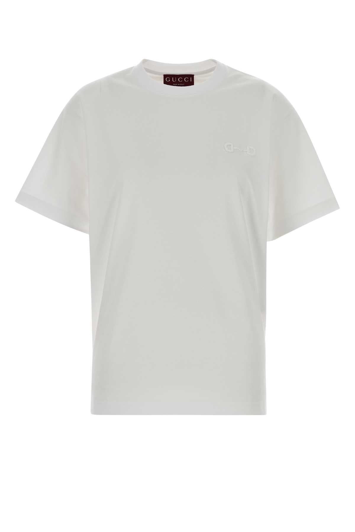Gucci Cotton T-Shirt — White