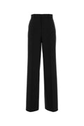 Gucci Striped Wool Trousers — Black