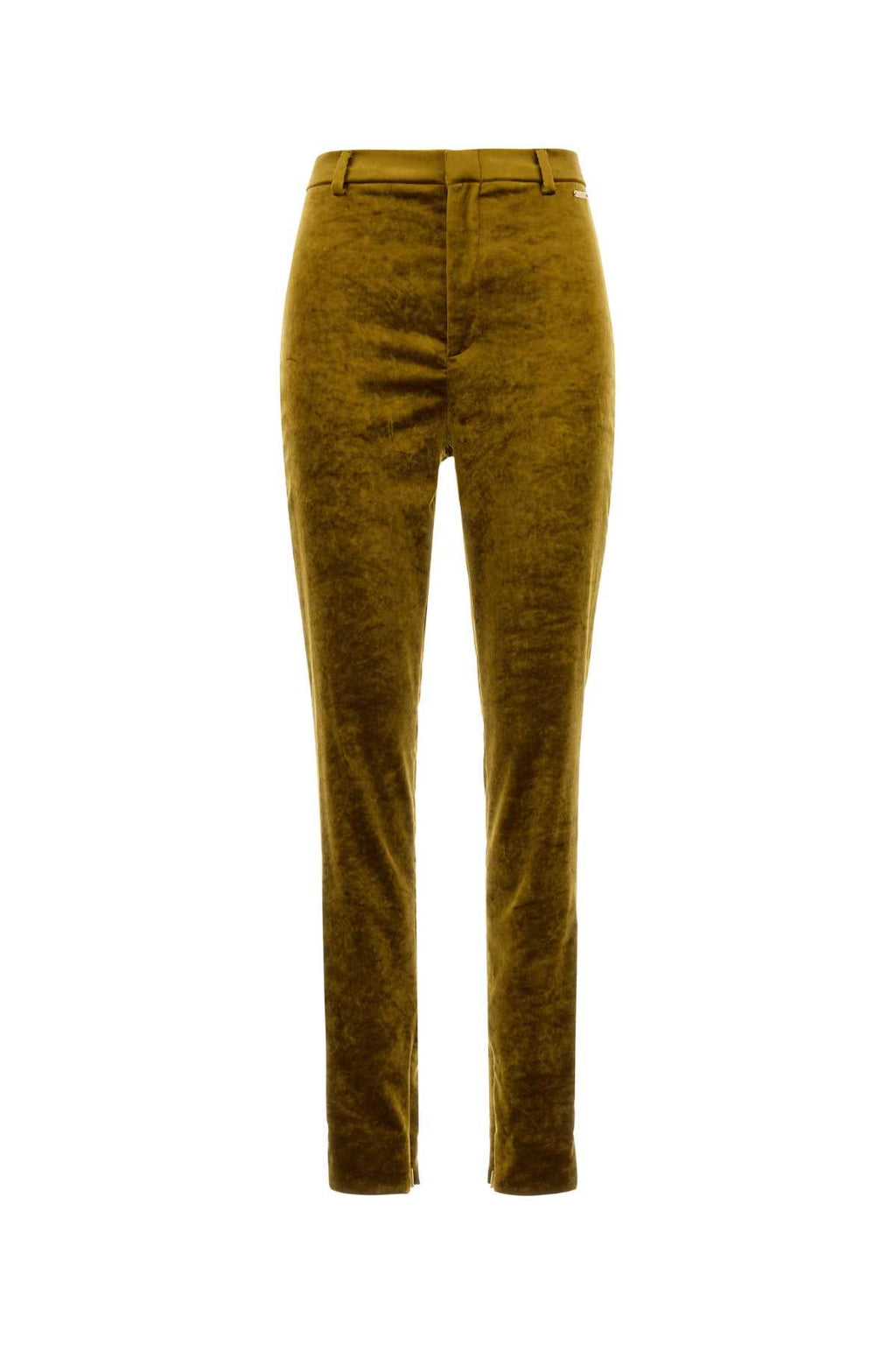 Gucci Chenille Viscose Trousers — Gold