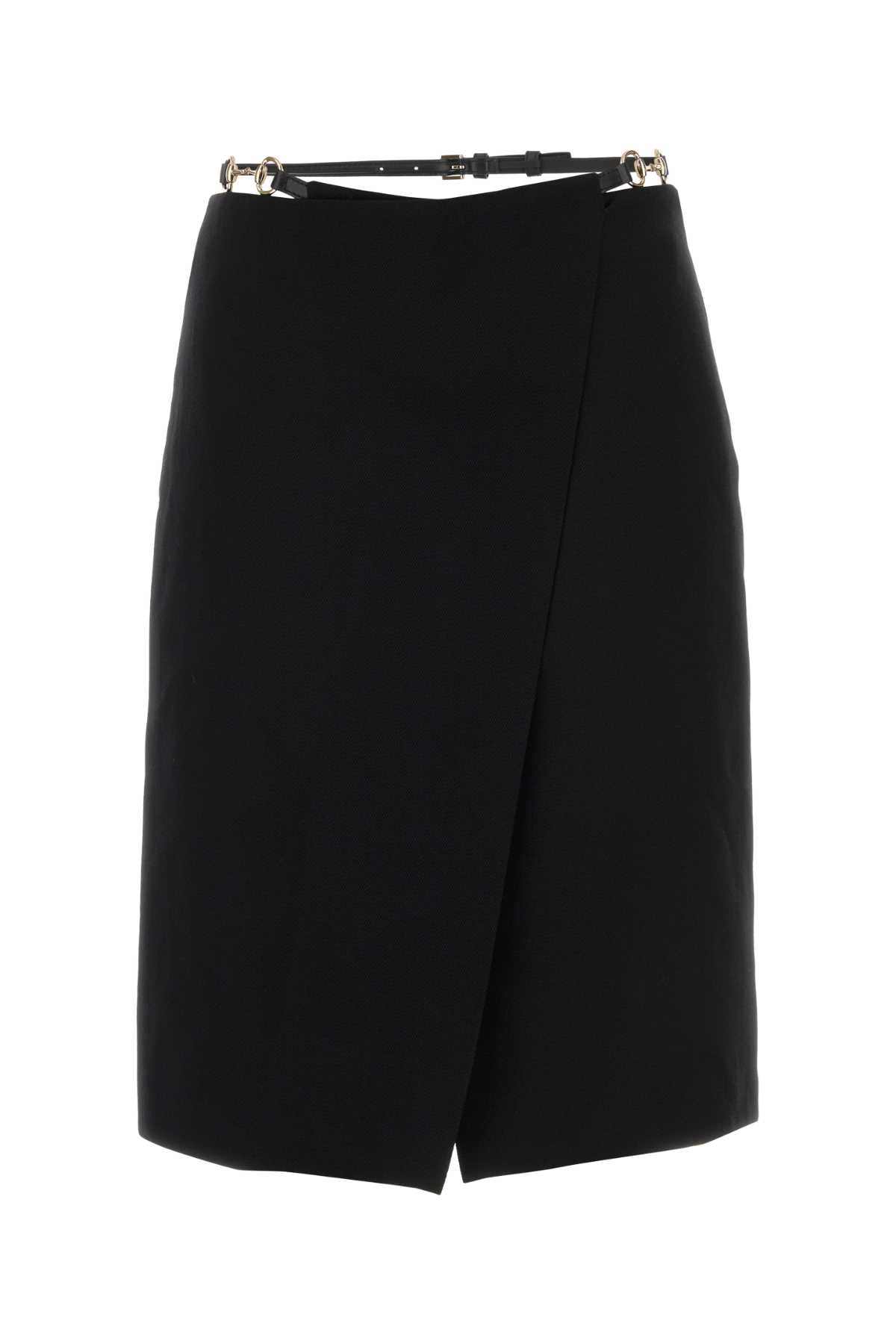 Gucci Wool Skirt — Black