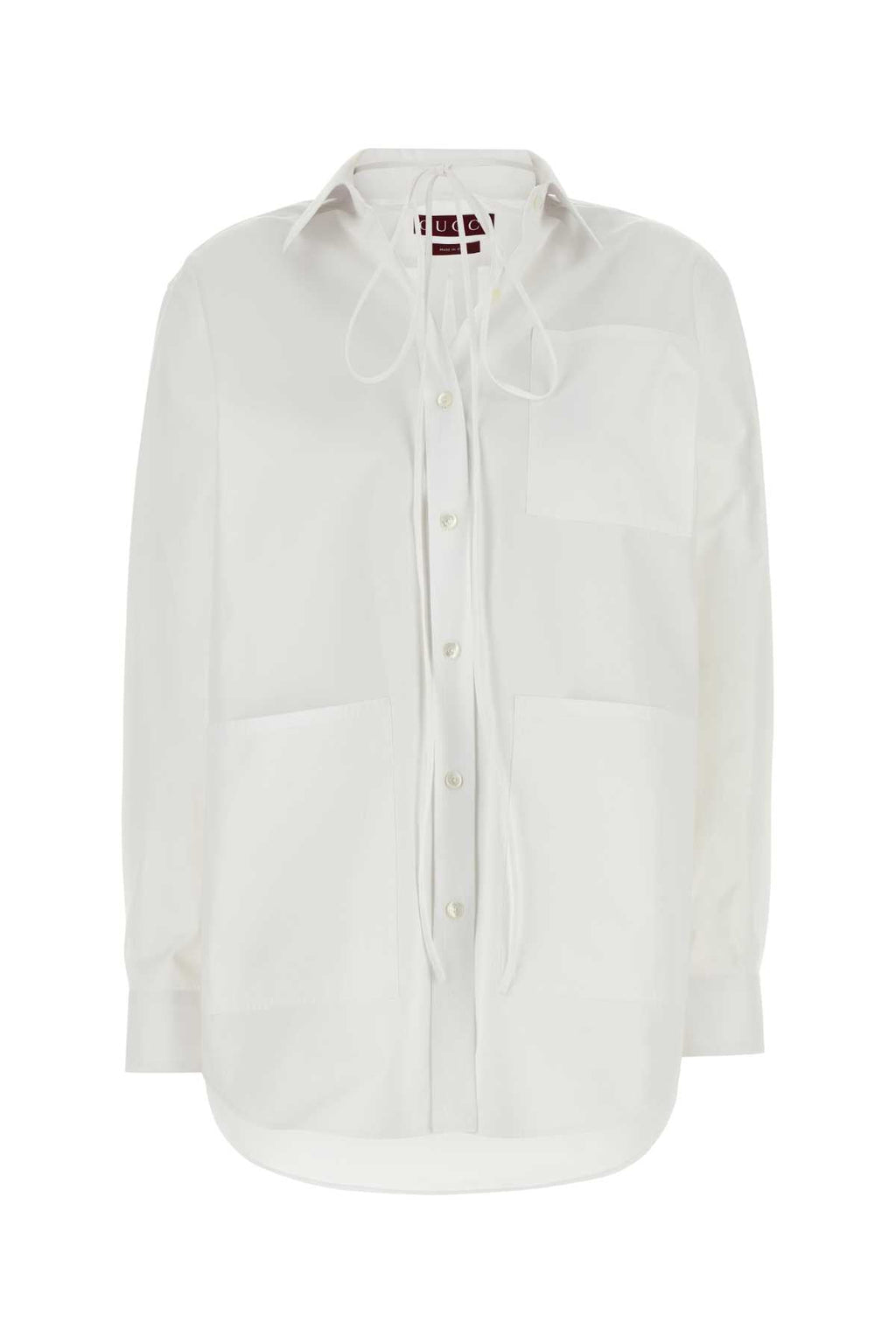 Gucci Poplin Cotton Shirt — White