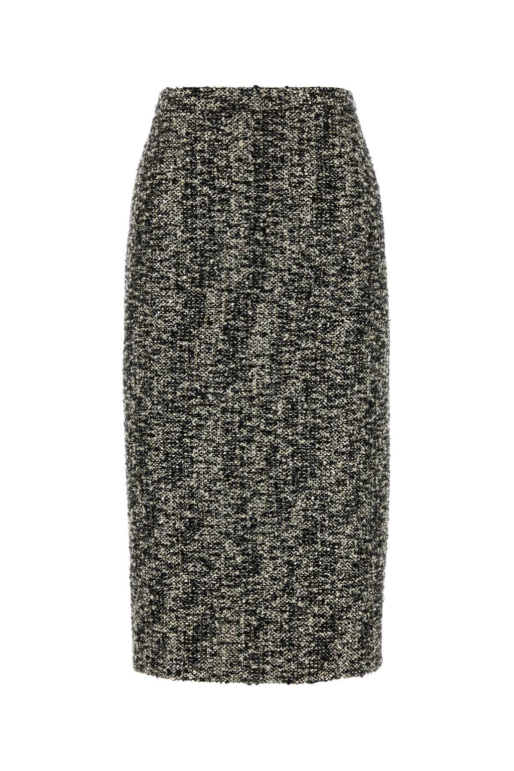 Gucci Bouclé Tweed Skirt — Multicolor